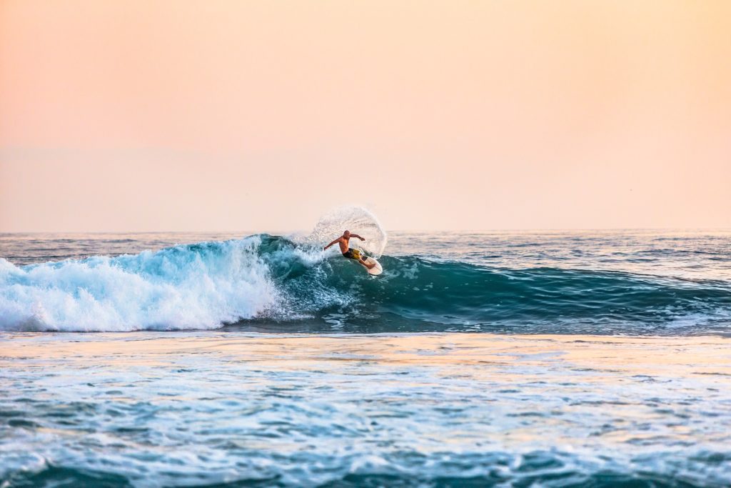 surfing in spain waves sea