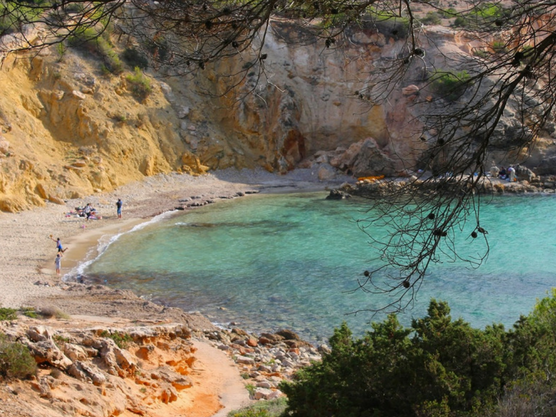 best beaches of ibiza codolar