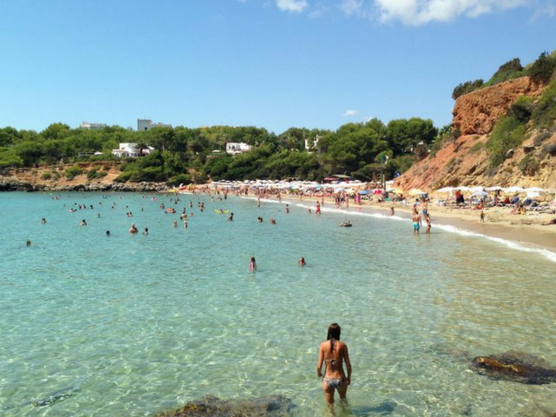 best beaches of ibiza llenia