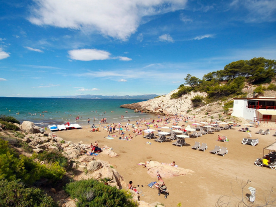 beaches salou cala vinya 