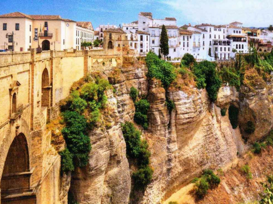 white towns of andalusia ronda cliffs