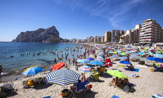 calpe spain levante beach