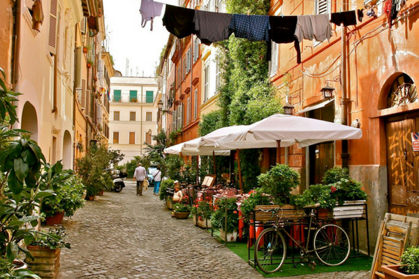 what to do in rome trastevere district