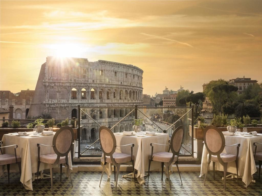 rooftop bars rome aroma restaurant