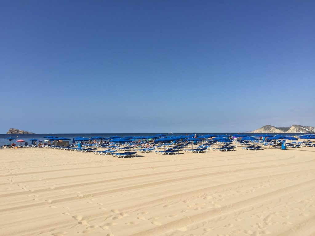 beaches benidorm playa de levante