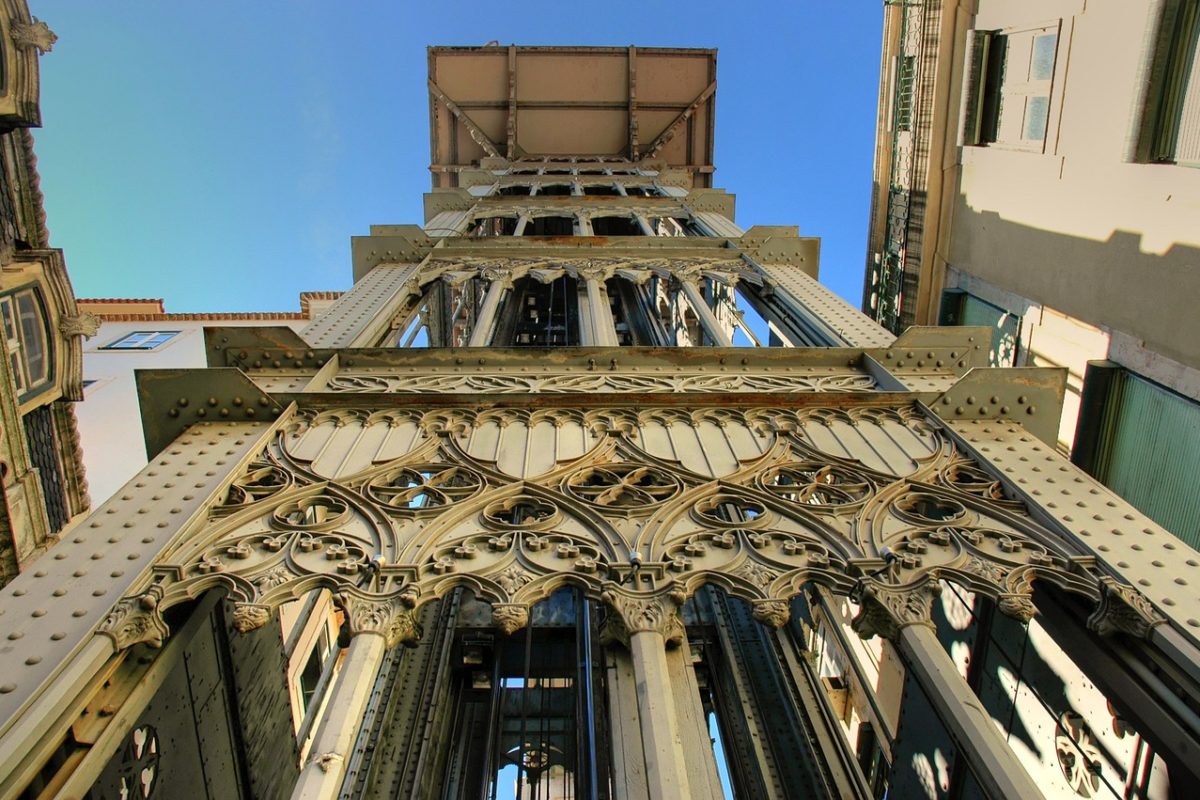 The Elevador Santa Justa in Lisbon