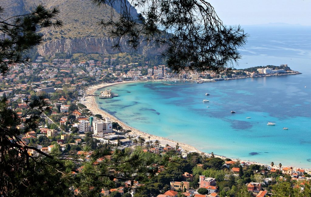 beach sicily history of palermo