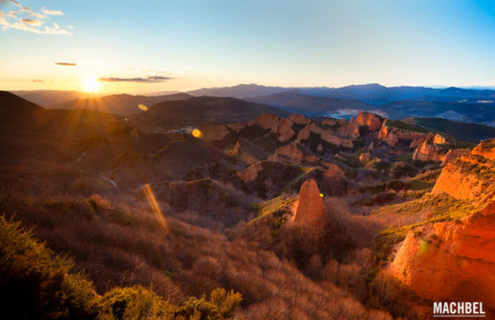 the best sunset in spain medulas