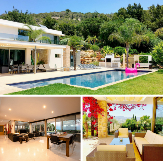 villas on ibiza modern style