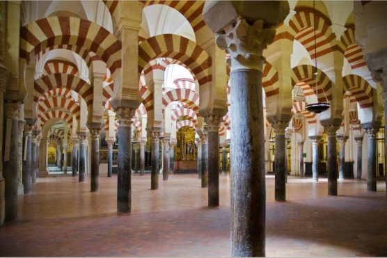 The inside of Cordoba´s mosque